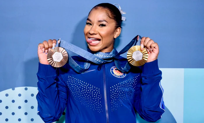 Jordan Chiles pleacă de la Paris cu două medalii olimpice. FOTO: Platforma X