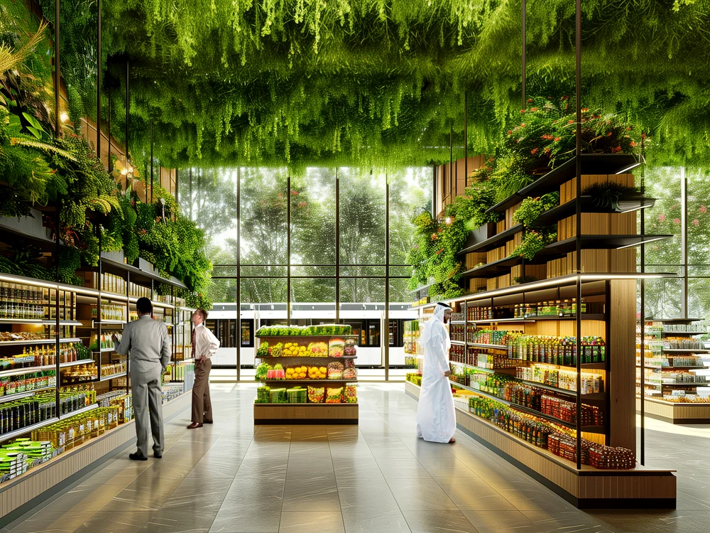 Chiar și tavanul magazinelor va fi verde (Foto: Profimedia)