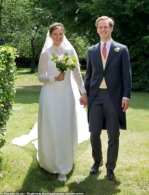 Nunta nepotului Prințului din Liechtenstein foto Daily Mail png