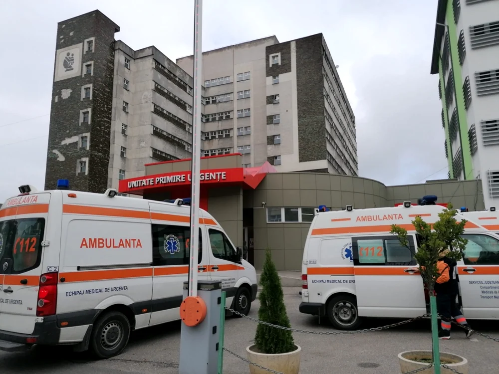 Victima de 57 ani, carea  suferit arsuri grave, va fi transferată de la SJU Slatina la un spital în străinătate FOTO: Alina Mitran