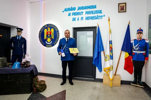 ion florin jandarmul de onoare al Romaniei foto Jandarmeria Arges jpg