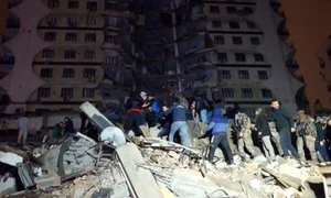 Cutremur la granița Turciei cu Siria 6 februarie 2023 Foto AFP