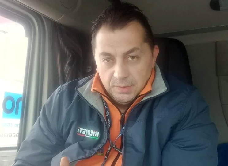Adi Rus, șoferul salvator. FOTO Facebook Ilie Matei