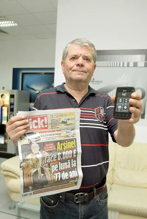 Andrei Militaru a câştigat un telefon