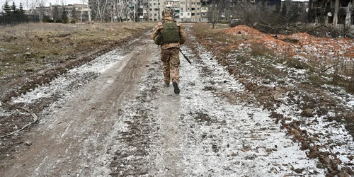 Soldat al grupului Wwagner in Soledar FOTO Profimedia