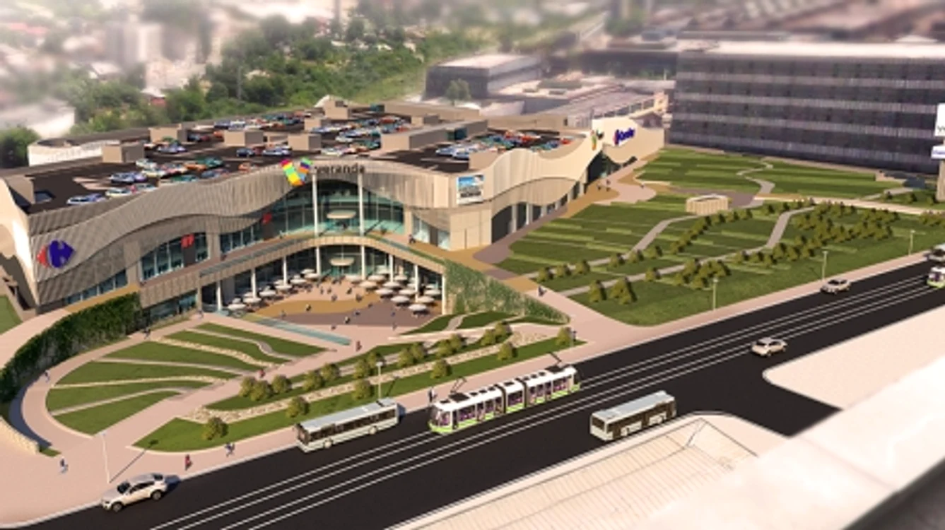AceMall-ul va avea două niveluri, totalizând 25.000 de metri pătraţi de spaţii comerciale şi zonă de restaurante
