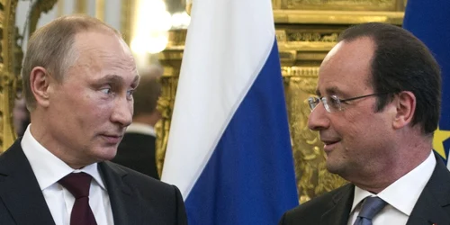 Vladimir Putin Francois Hollande Paris FOTO Reuters