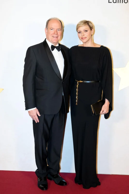 Albert și Charlene de Monaco, în seara de gală foto Facebook