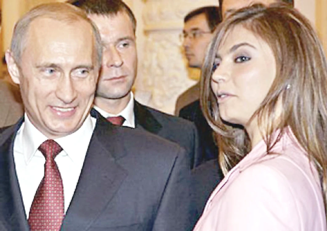 Vladimir Putin şi gimnasta Alina Kabayeva