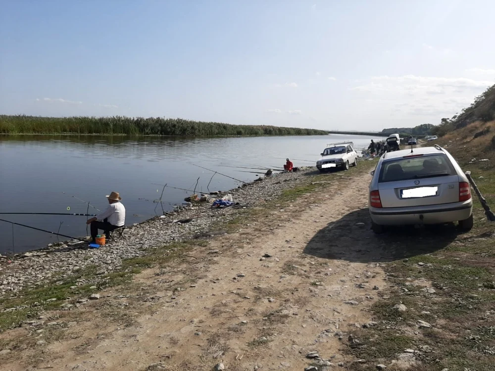 Pescuit la undita in delta dunarii foto arbdd