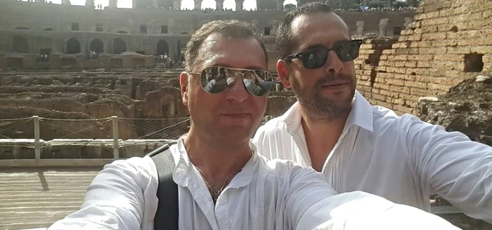 Sabbagh și colegul lui Mădălin Ionescu au fost la RomaFoto: Arhiva personală