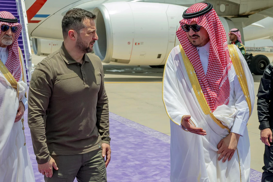 Volodimir Zelenski, în vizită-surpriză în Arabia Saudită FOTO Profimedia