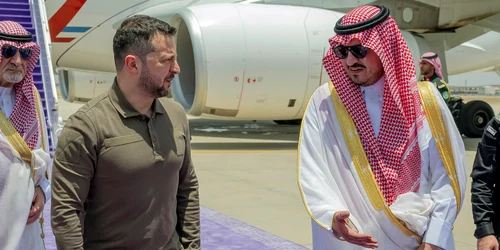 Volodimir Zelenski in Arabia Saudita FOTO Profimedia jpg