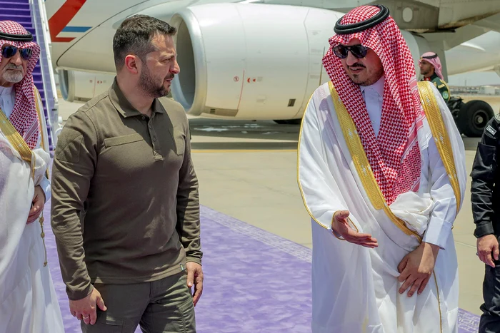 Volodimir Zelenski, în vizită-surpriză în Arabia Saudită FOTO Profimedia