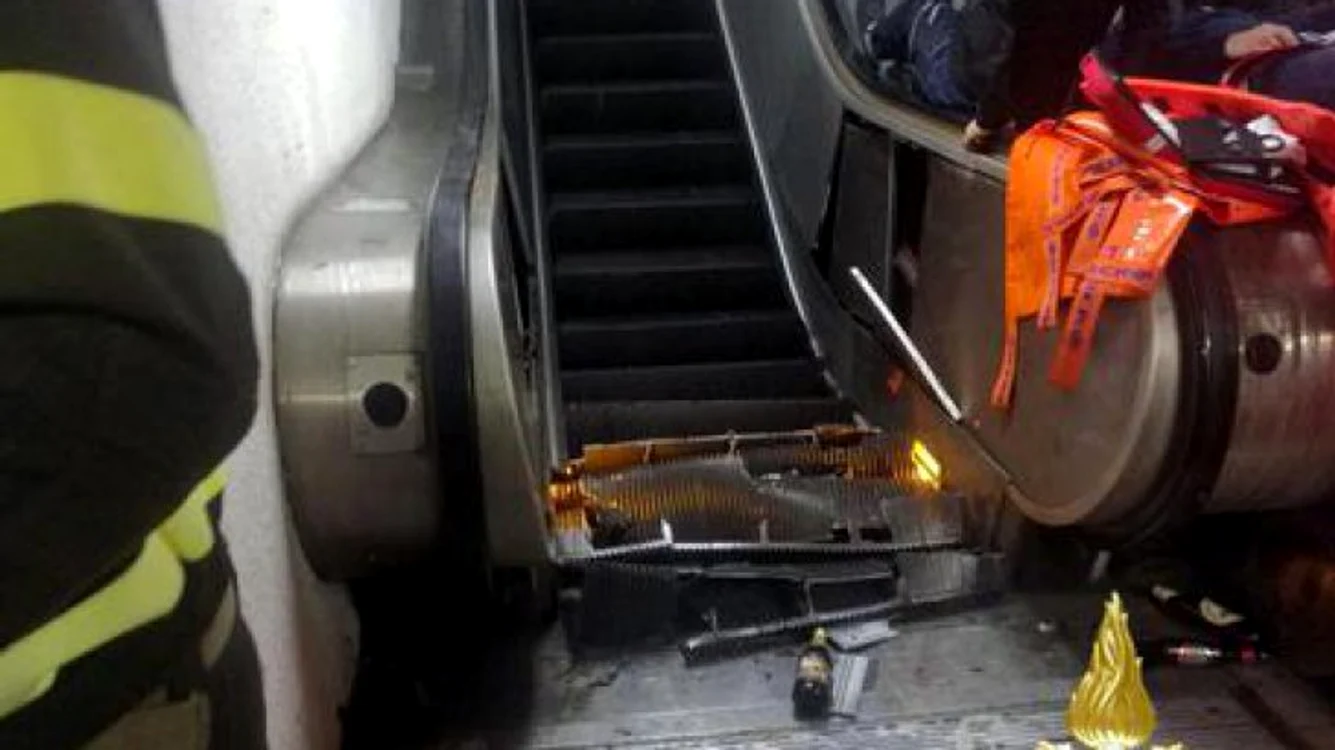
    Accidentul de la metroul din Roma a fost soldat cu 20 de răniţifoto: captură video  