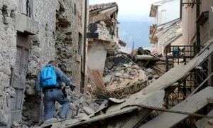 Cutremur în Amatrice Italia FOTO AFP