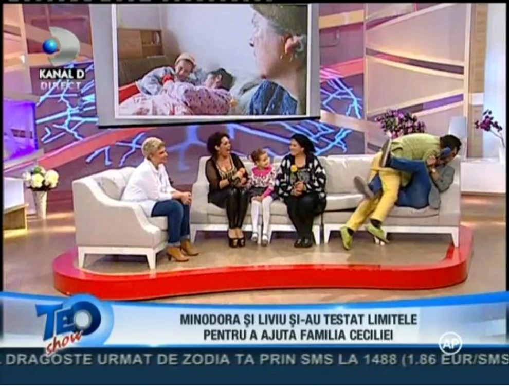 Liviu Guţă l-a sărutat pe gură pe Cove (captură: Kanal D)