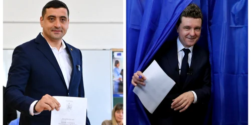 George Simion și Nicusor Dan