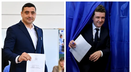 George Simion și Nicusor Dan