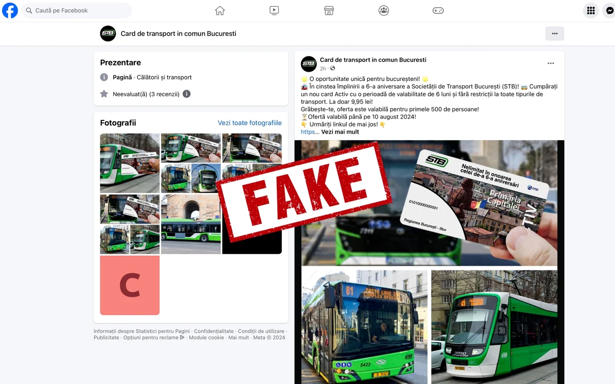 Infractorii cibernetici au făcut bucureștenilor oferte false. FOTO STB