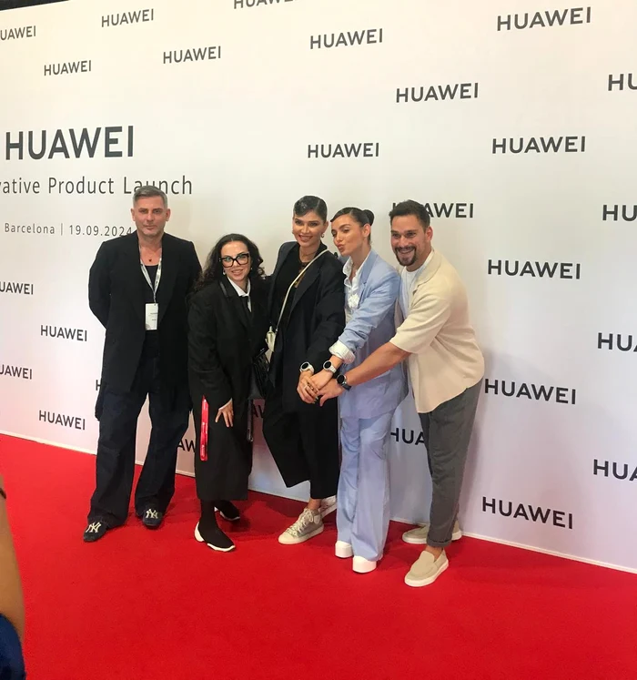 O parte din delegația României la evenimentul de lansare a WATCH GT 5 de la Barcelona. FOTO Huawei