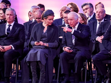 Charles împreună cu alți membri regali europeni au participat la slujba de comemorare a Holocaustului, Profimedia