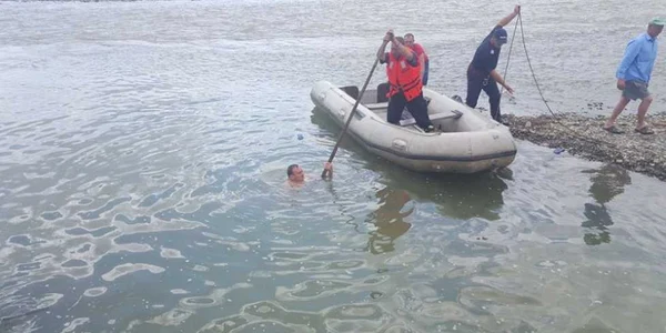 Surori înecate în râul Moldova. FOTO ISU Suceava