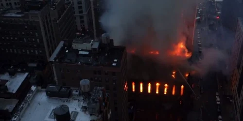 incendiu biserica New York Captura Youtube