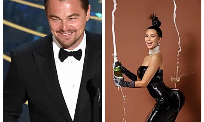 leo dicaprio, Kim Kardashian jpeg