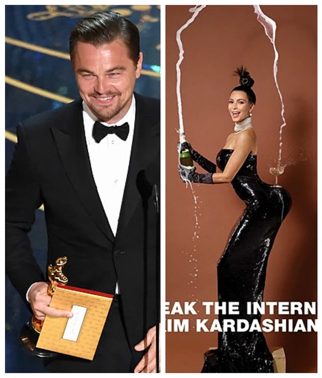 leo dicaprio, Kim Kardashian jpeg