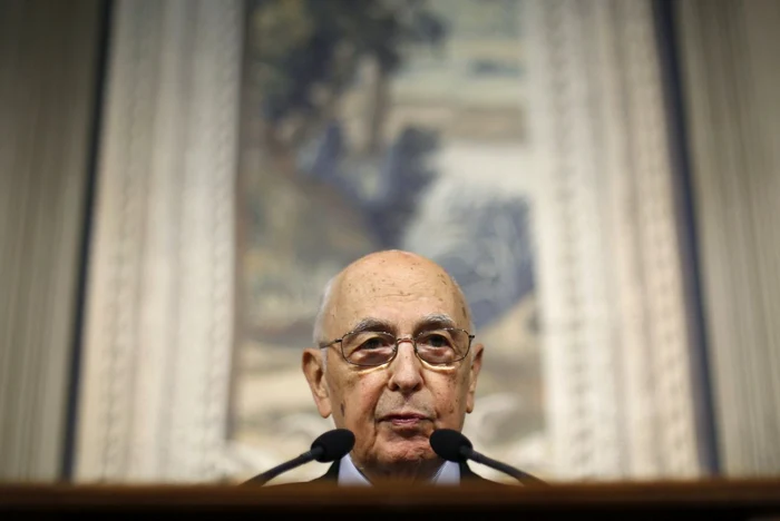 Mandatul preşedintelui Giorgio Napolitano va înceta la 15 mai FOTO Reuters