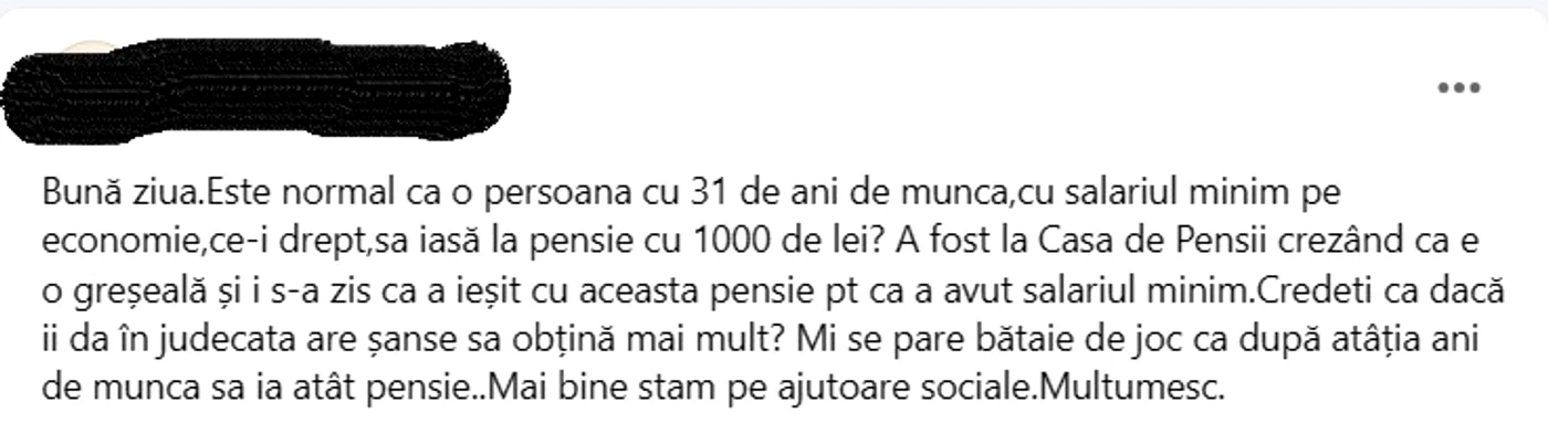 Anunțul care apare pe un grup de pe Facebook / Foto: Facebook