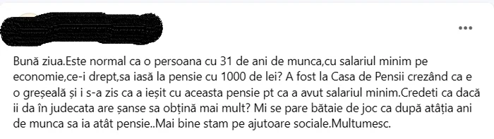 Anunțul care apare pe un grup de pe Facebook / Foto: Facebook