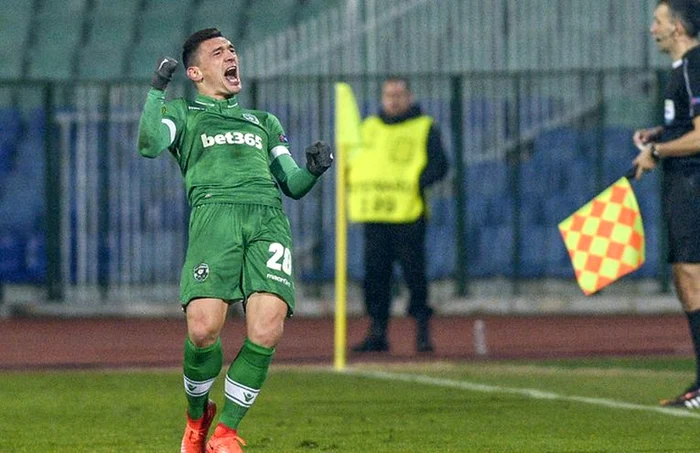 
    Claudiu Keșeru e cel mai bun marcator al formației LudogorețFOTO: EPA  