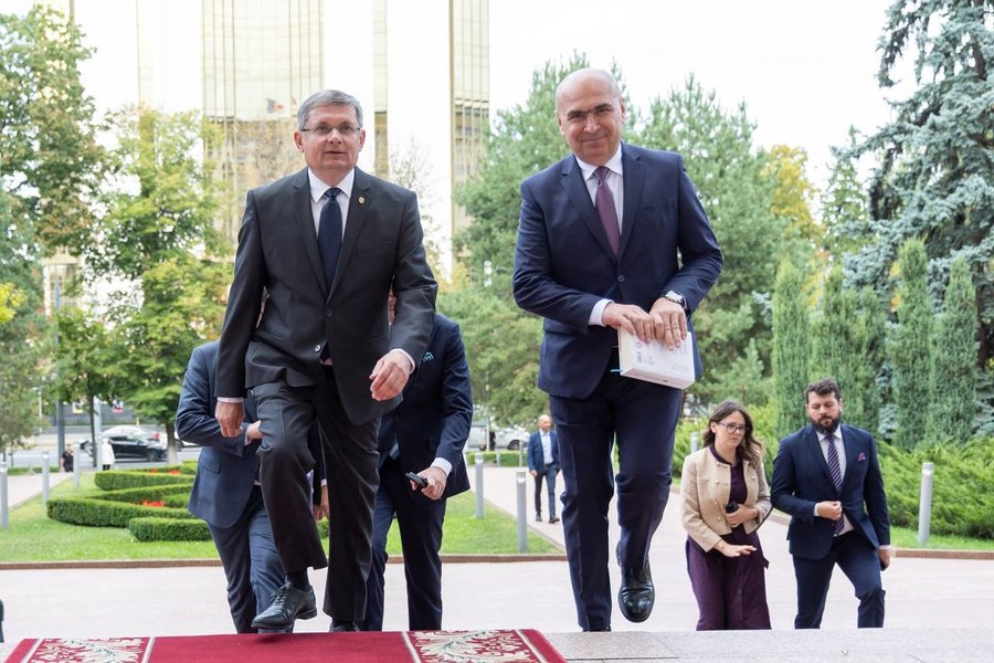 Ilie Bolojan, întrevedere cu Igor Grosu. Parcursul european al Republicii Moldova, principala temă a discuției