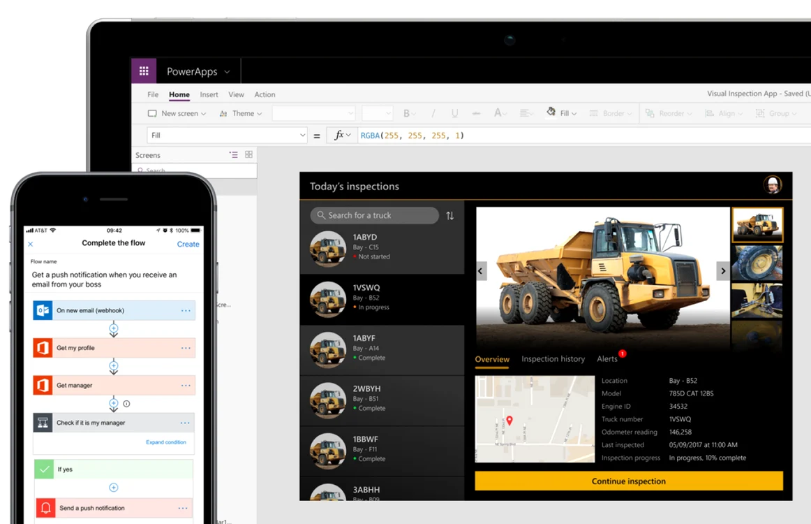 Microsoft Power Apps.