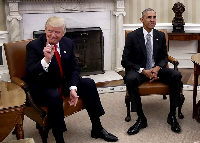Trump și Obama/FOTO: Getty Images