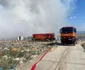 Incendiu puternic la deponeul ecologic Foto ISU Hunedoara (3) jpg