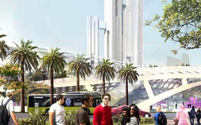 Imagine din macheta noului Cairo FOTO Mediafax