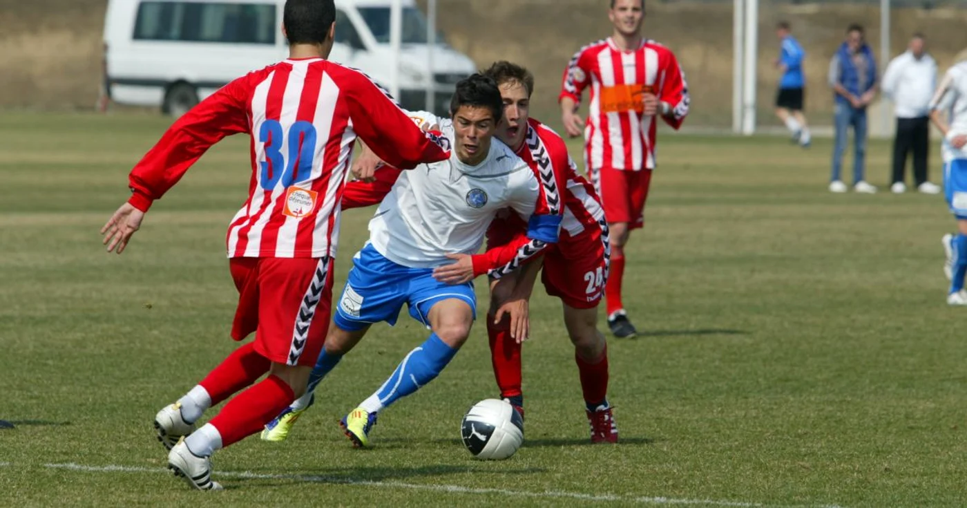 Copiii talentaţi ai academiei. Foto: Academia de fotbal „Gheorghe Hagi“