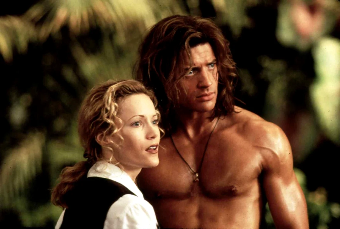 Brendan Fraser nu mai arată ca în George, trăznitul junglei, s-a transformat radical. Foto: Profimedia