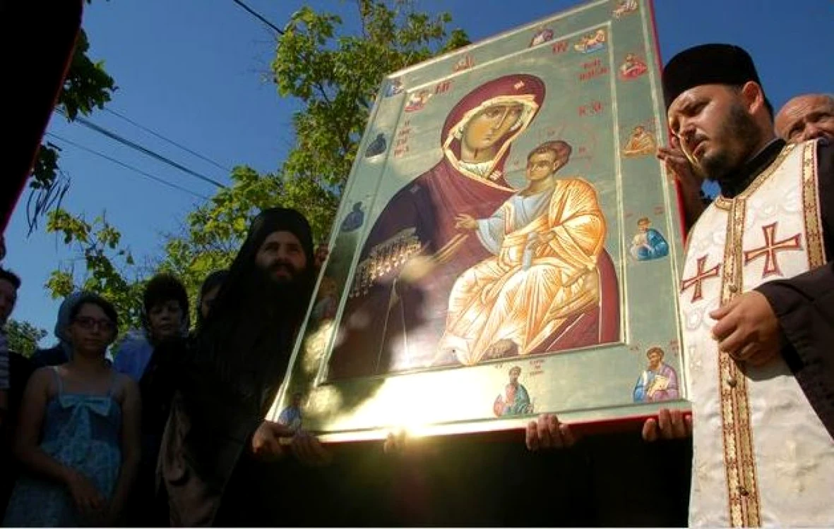Icoana păstrată la Ţăndărei a fost adusă din Muntele Athos