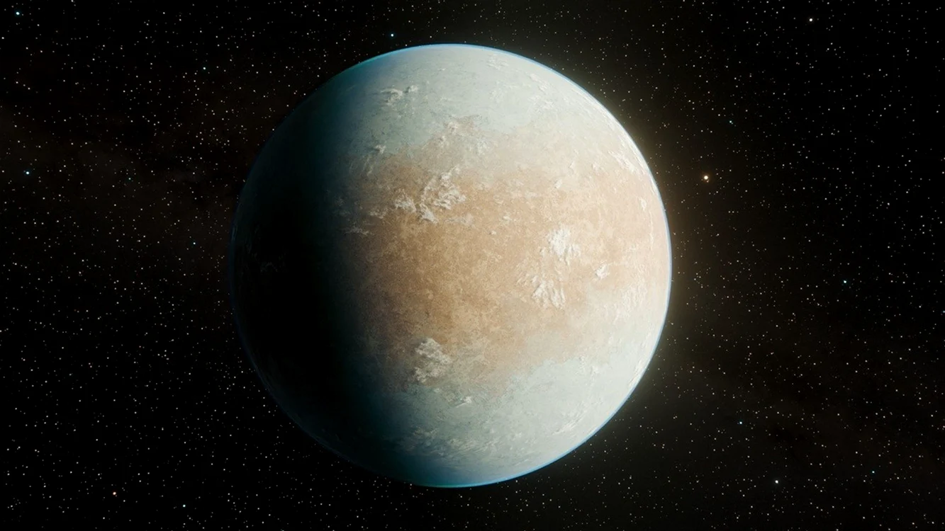 Conceptul artistic al exoplanetei candidate HD 137010 b, numită „Pământul rece”. Foto: NASA