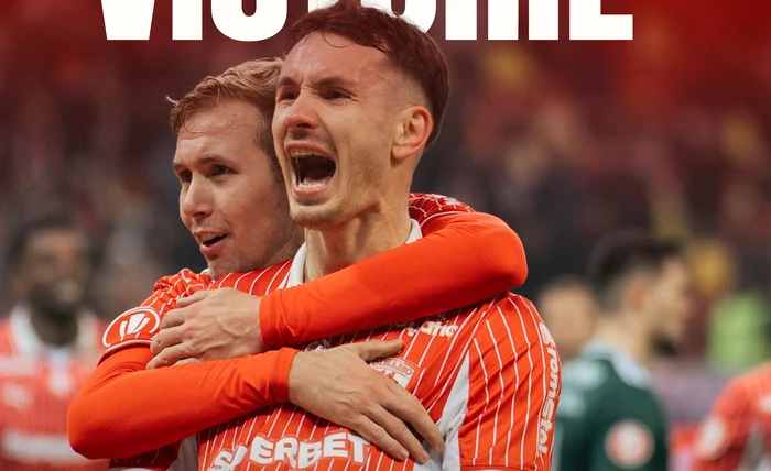 Bucuria lui Raul Opruț după gol  FOTO Facebook Dinamo București