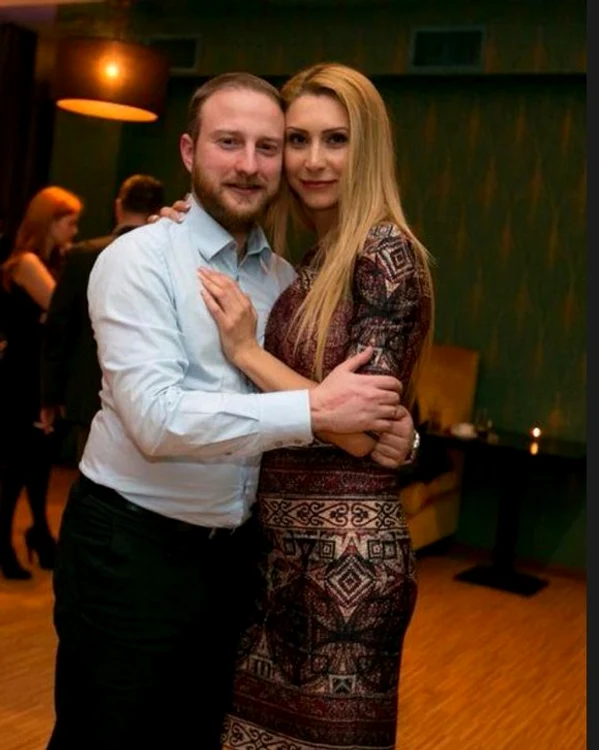 Andrei Tinu, alături de fosta soție, Alberta Simonafoto: arhiva personală