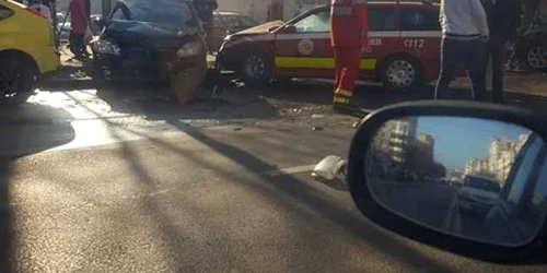 Accident în Iaşi FOTO Grup Facebook Radar Oficial Iaşi 