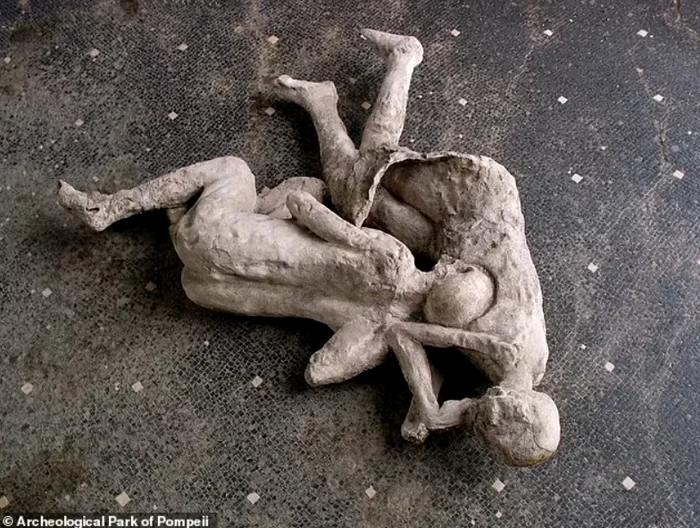 Cuplul celebru de la Pompeii Foto: Archeological Park of Pompeii