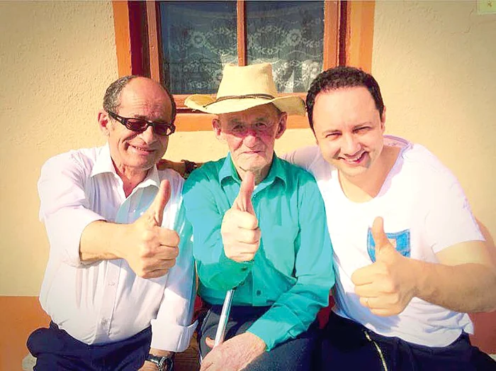 Cătălin Măruţă, alături de tată şi bunic