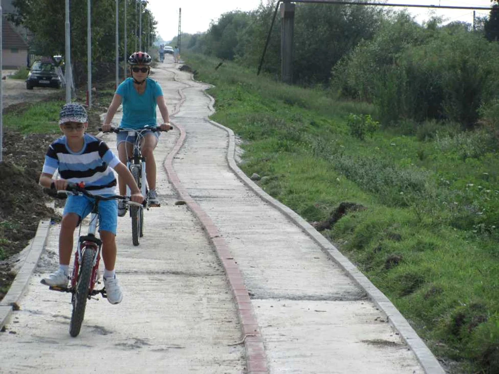 Pistele de biciclete de pe malurile Begăi vor fi spectaculoase FOTO Ştefan Both