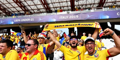 EURO 2019 Anglia U21 - România fani U21 FOTO EPA-EFE